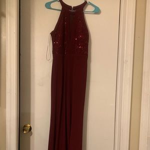 Maroon Dress